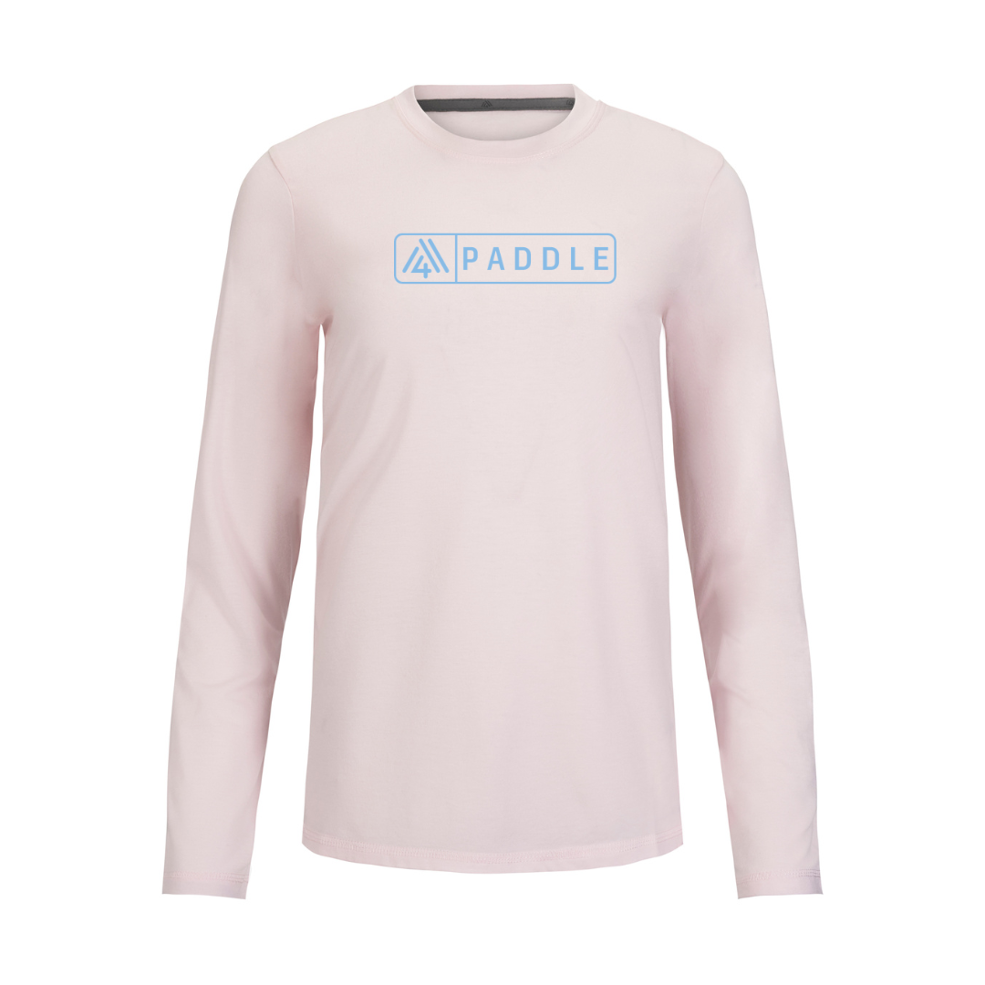 Women's Hybrid Long Sleeve Tee - Paddle Pink