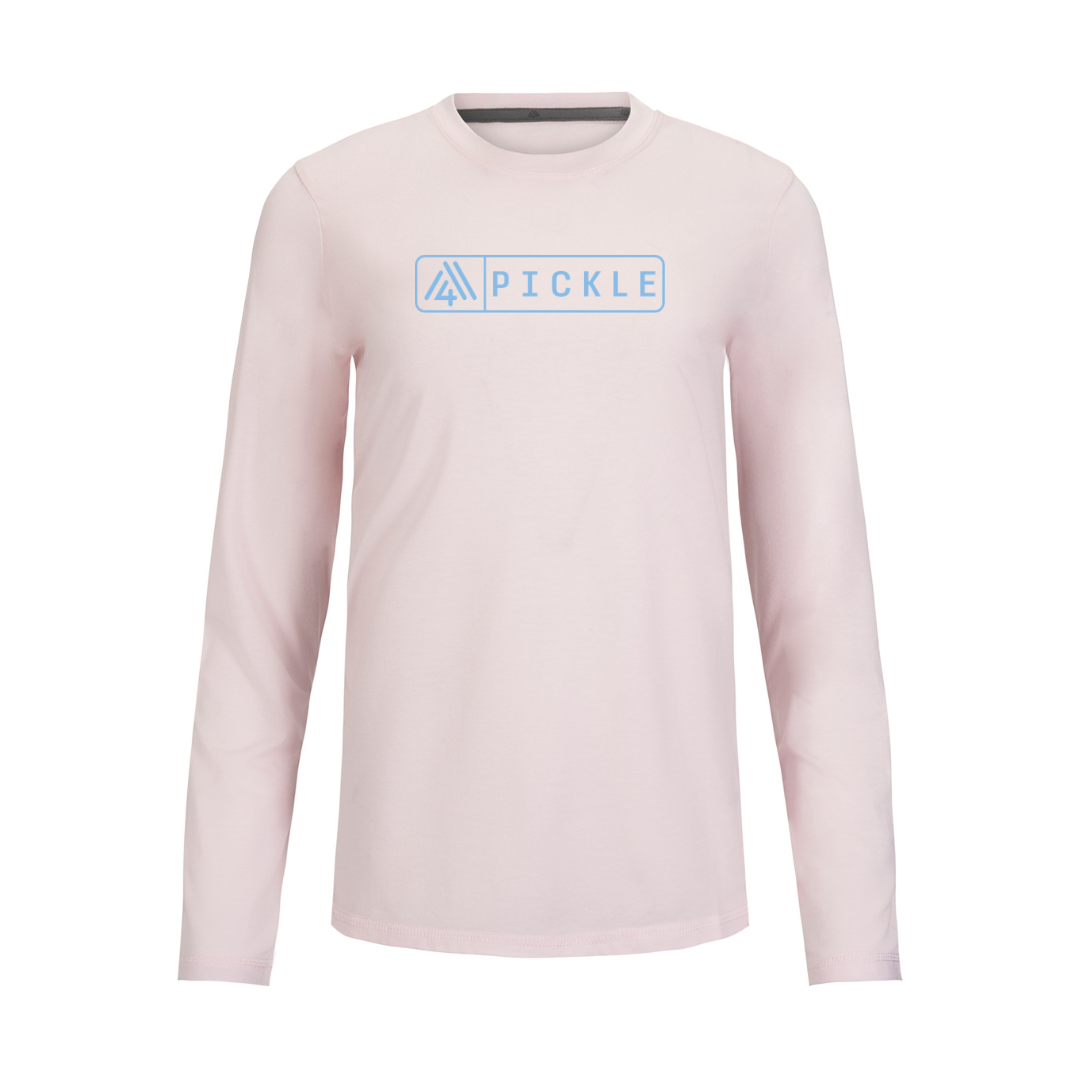 Women's Hybrid Long Sleeve Tee - Pickle Pink