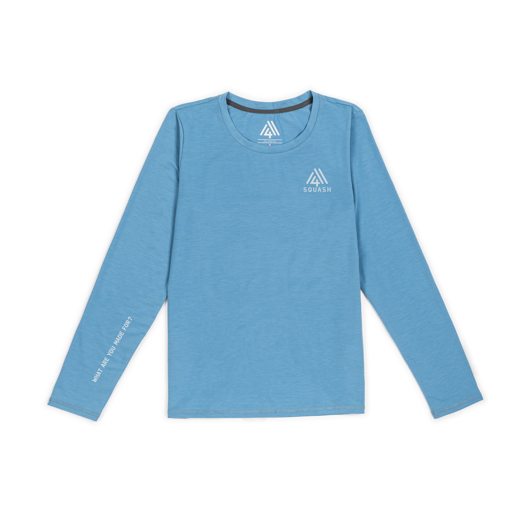 Women's Hybrid Long Sleeve Tee - Squash Light Blue