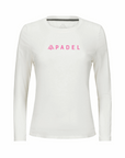 Women's Hybrid Long Sleeve Tee - Padel White