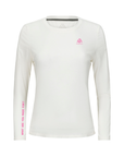 Women's WAYM4 Hybrid Long Sleeve Tee - Padel White
