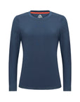 Women's Hybrid Long Sleeve Tee Navy