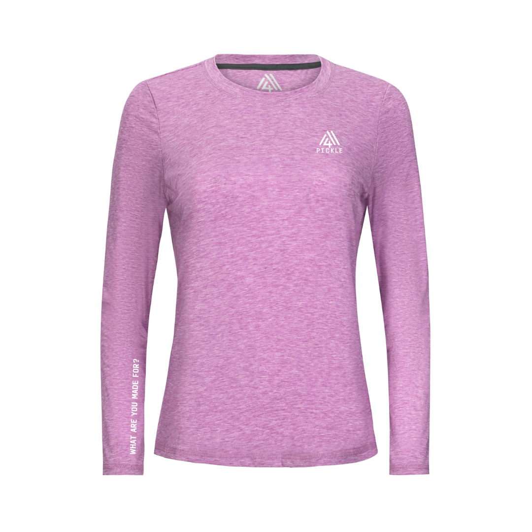 Women's WAYM4 Hybrid Long Sleeve Tee - Pickle Fuchsia