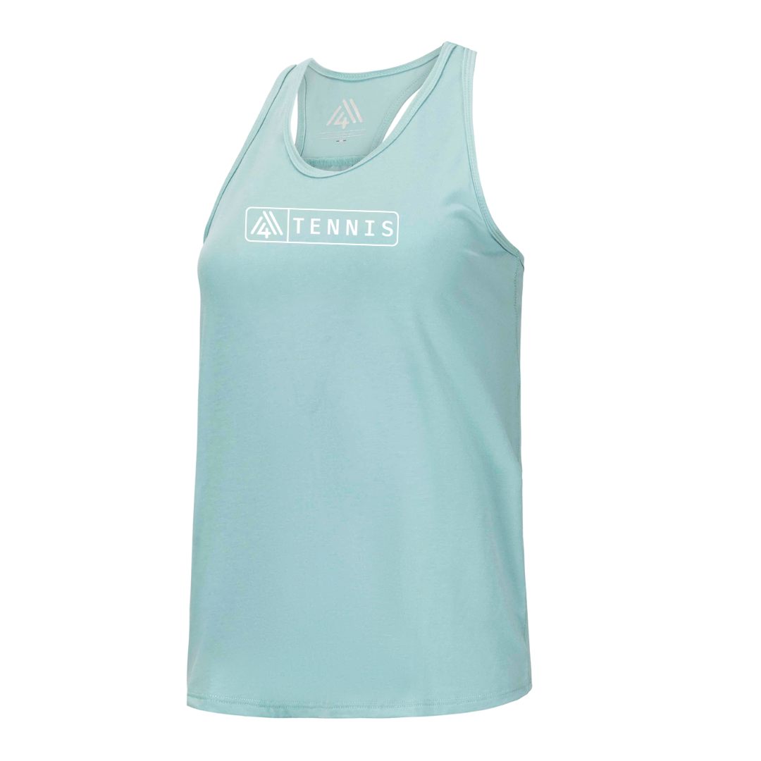Women's Hybrid Tank - Tennis Aruba Blue