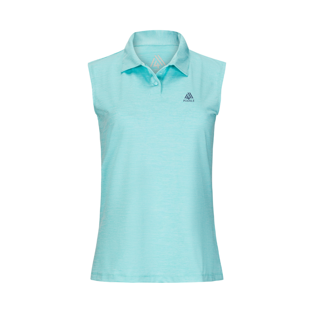 Women's Elite Sleeveless Polo - Pickle Deep Teal