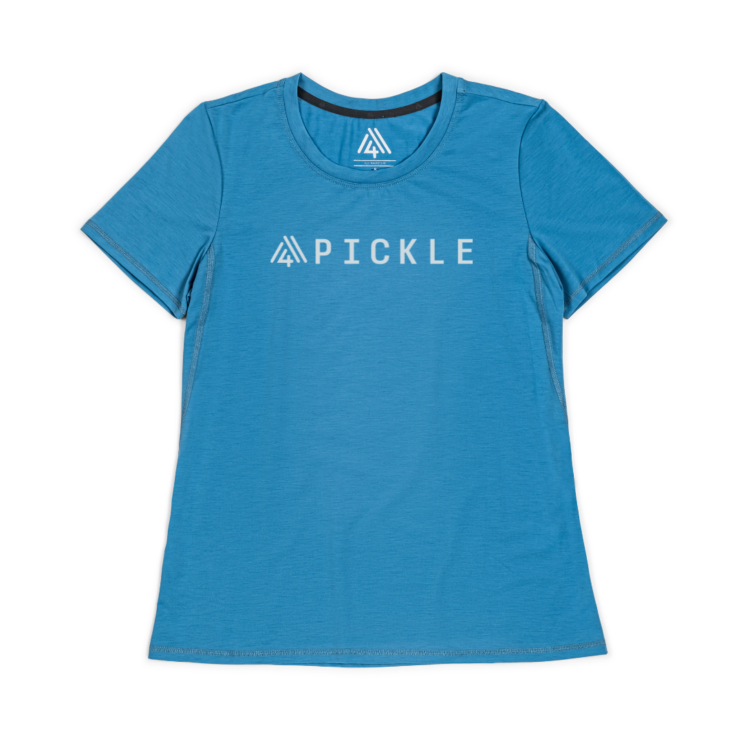 Women's Hybrid Tee - Pickle Light Blue