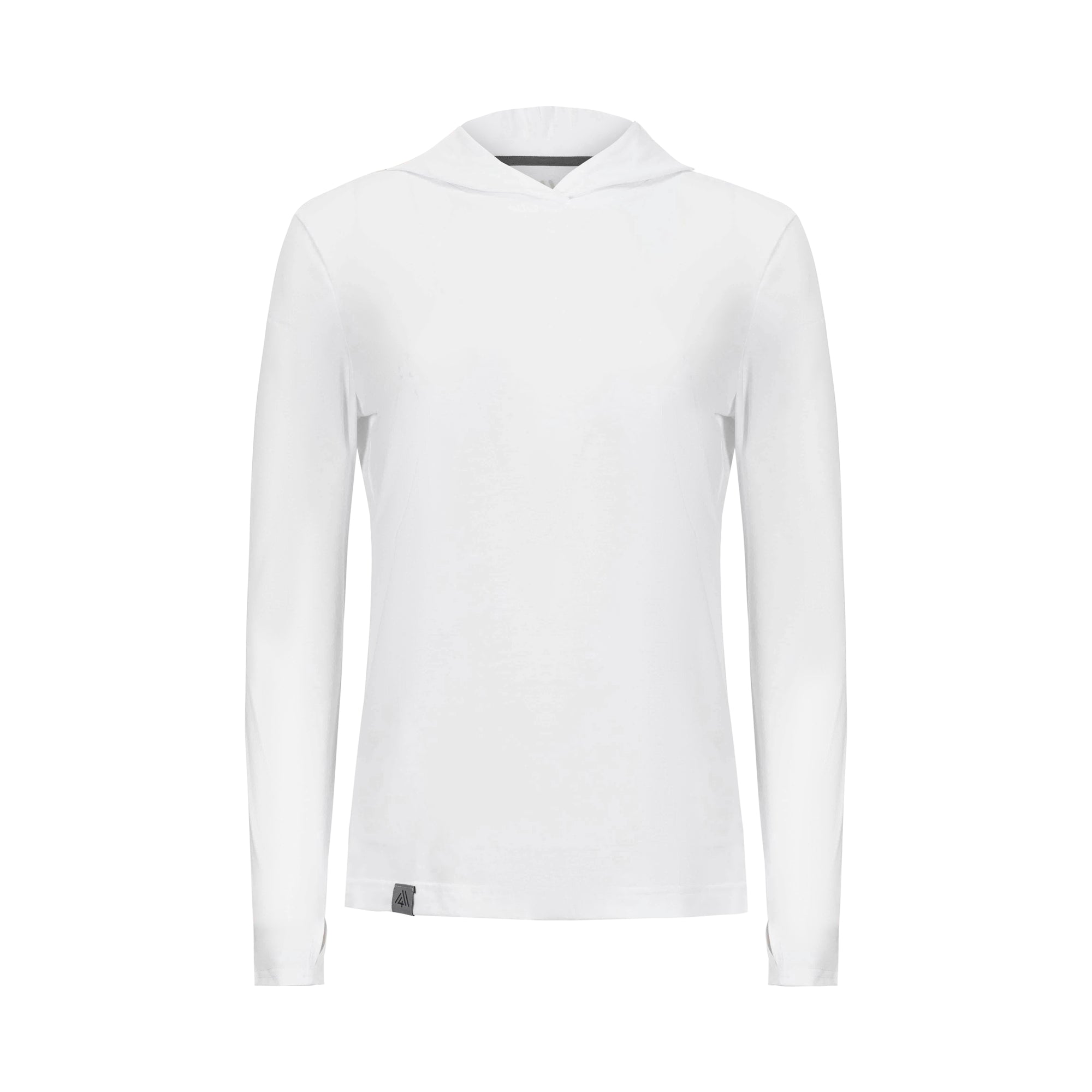 Women's Hybrid Hoodie - Paddle White