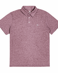 Men's Hybrid Polo - Paddle Heather Red