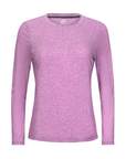 Women's Hybrid Long Sleeve Tee Fuchsia