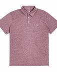 Men's Hybrid Polo - Squash Heather Red