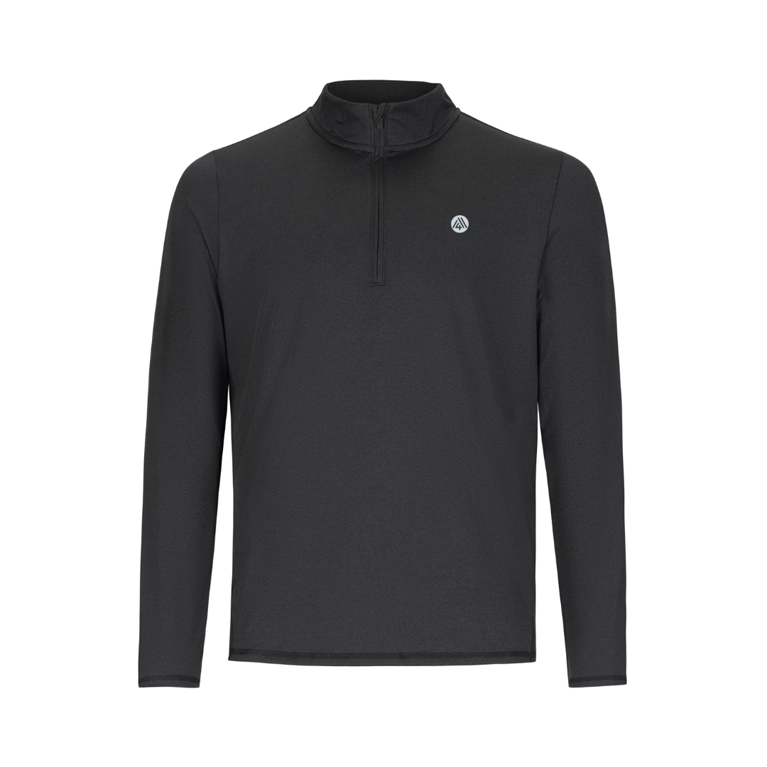 Men's Hybrid 1/4 Zip Black