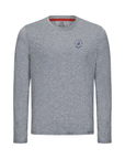 Men's Hybrid Long Sleeve Tee - Squash Heather Grey
