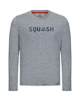 Men's Hybrid Long Sleeve Tee - Squash Heather Grey