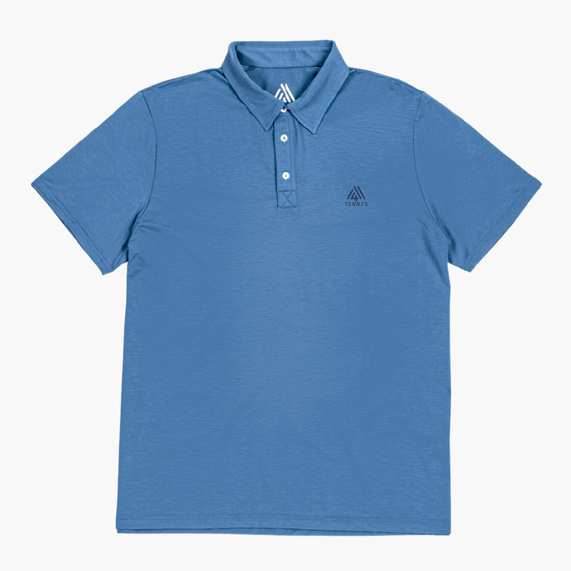 Men&#39;s Hybrid Polo - Tennis Heather Blue