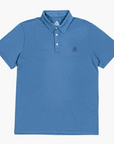 Men's Hybrid Polo - Tennis Heather Blue