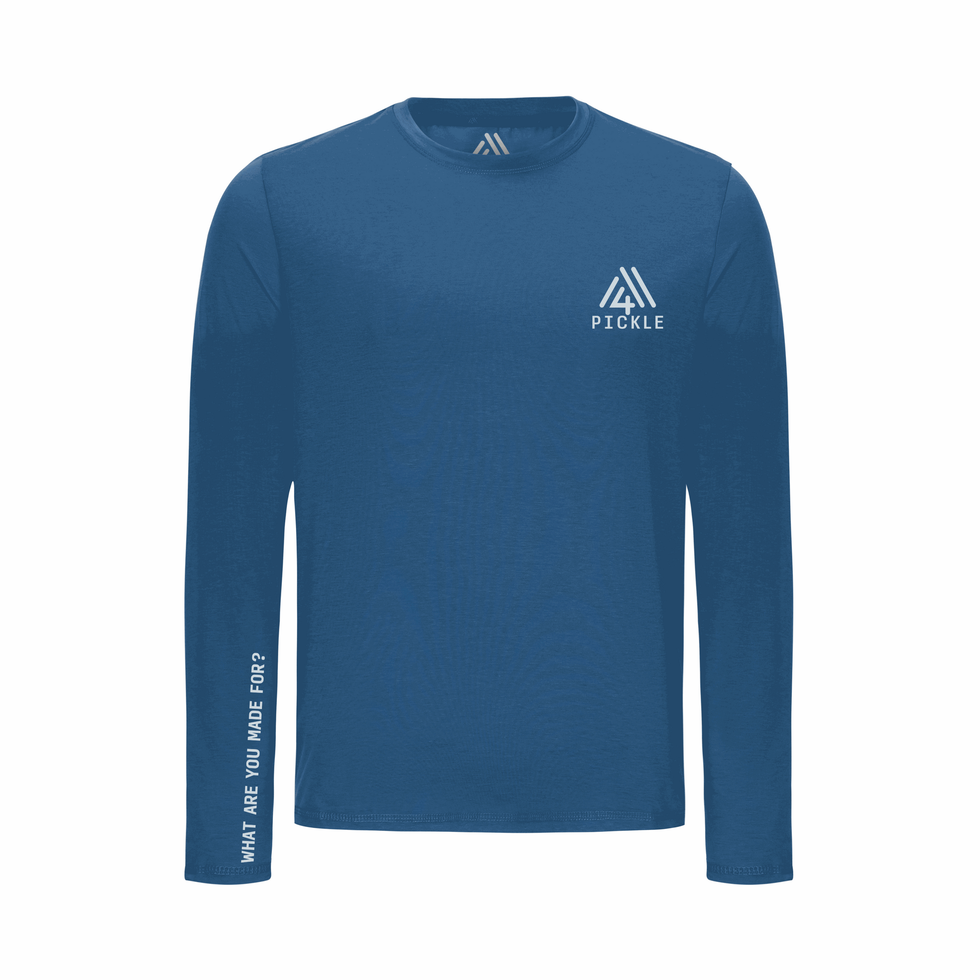 Men's Hybrid Long Sleeve Tee - Pickle Ensign Blue