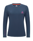 Women's Hybrid Long Sleeve Tee - Tennis Navy