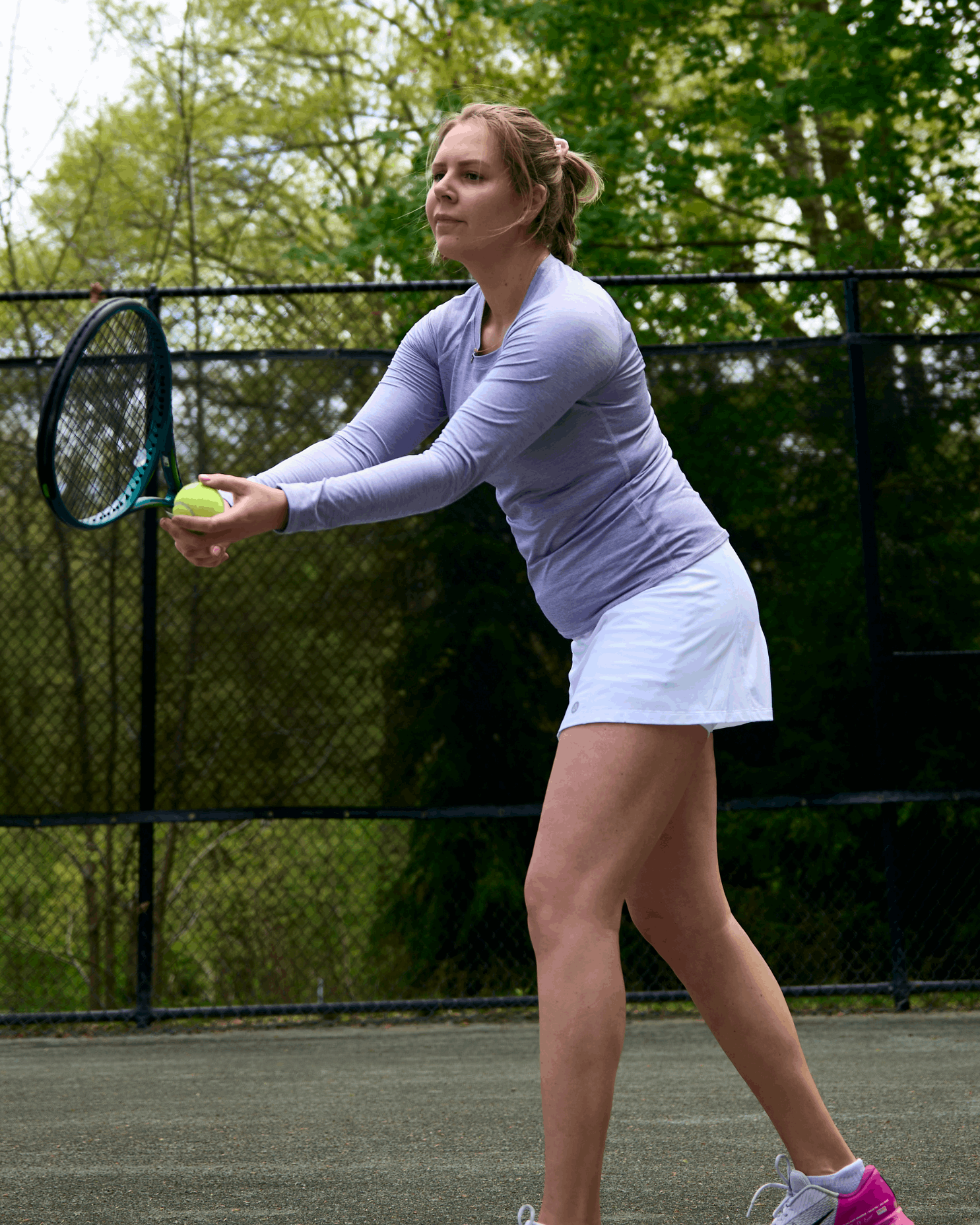 Women's Elite Long Sleeve Tee - Tennis