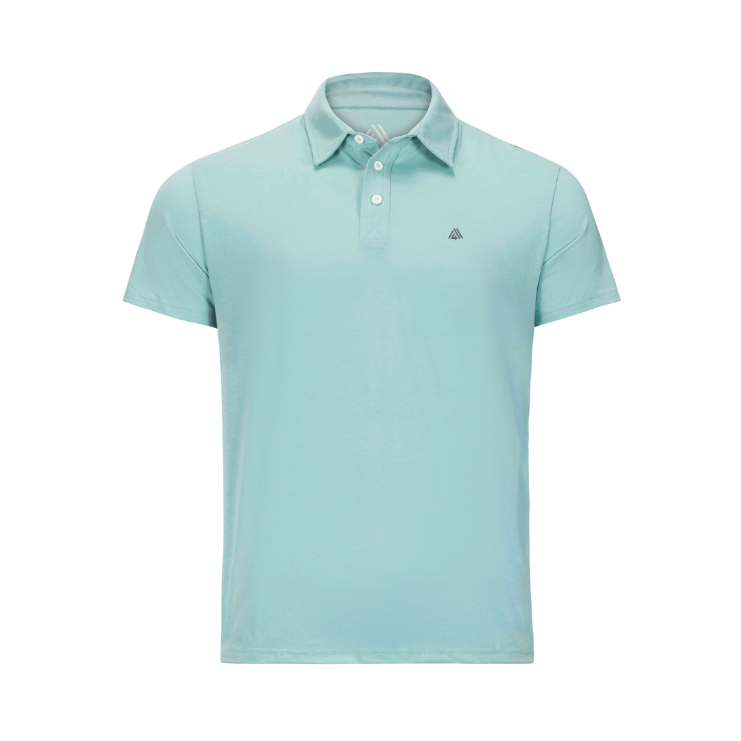 Men's Hybrid Polo Aruba Blue