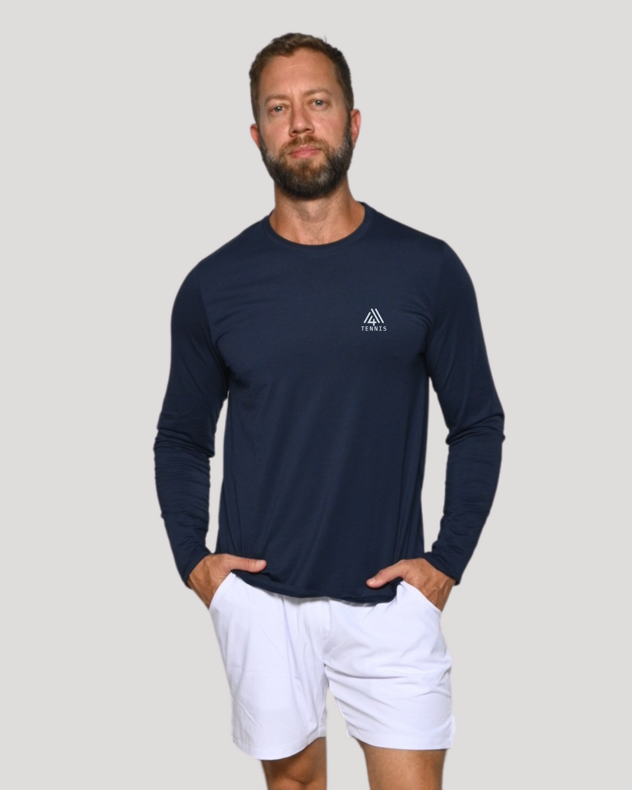 Men's Hybrid Long Sleeve Tee - Squash