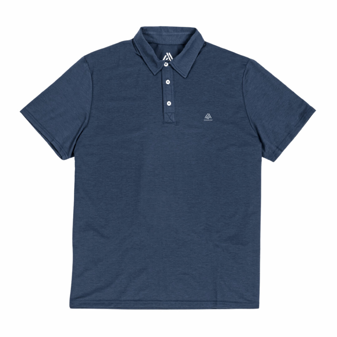 Men's Hybrid Polo - Squash Navy