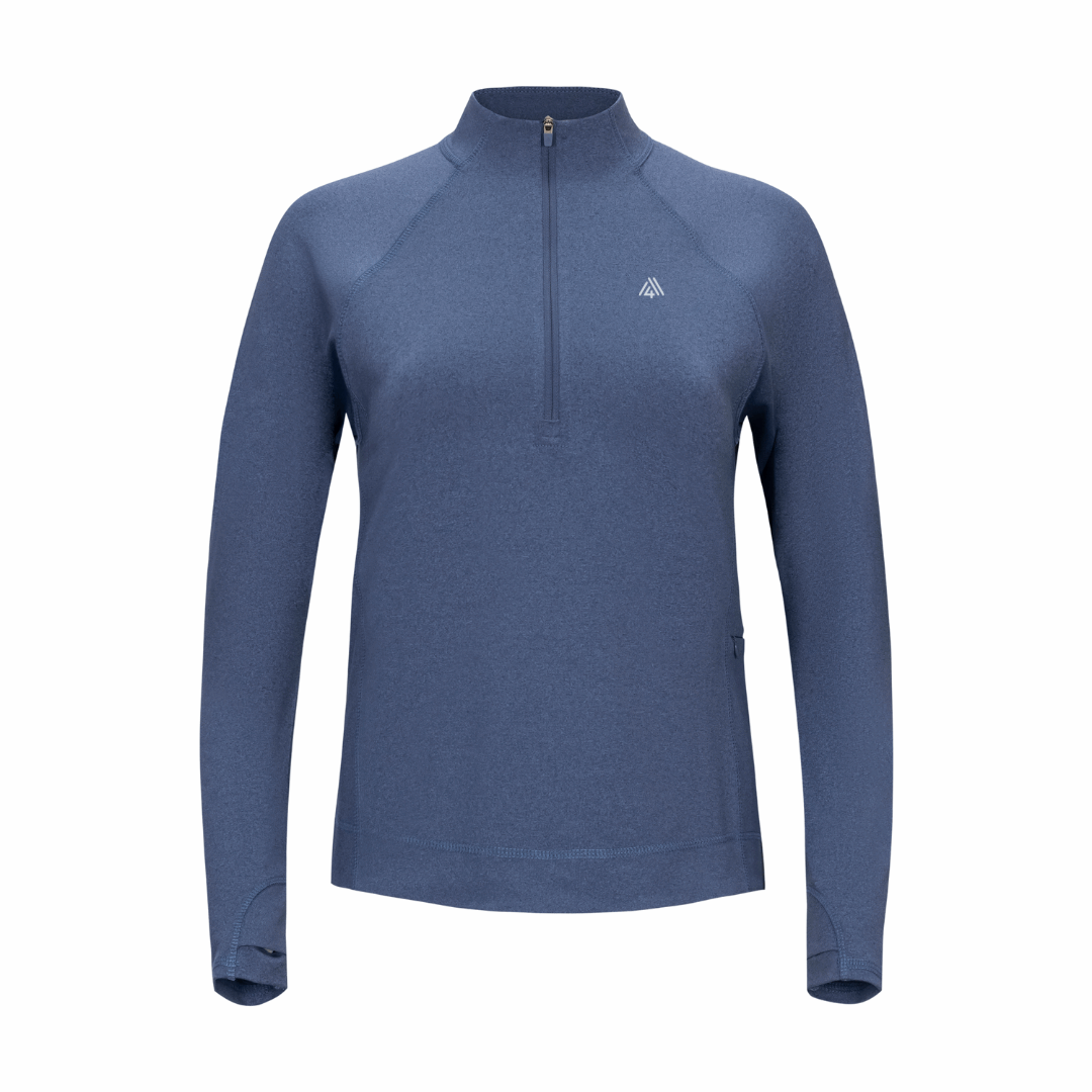 Women's Perpetual 1/4 ZIP 2.0 Blue Indigo