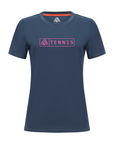 Women's Hybrid Tee - Tennis Navy