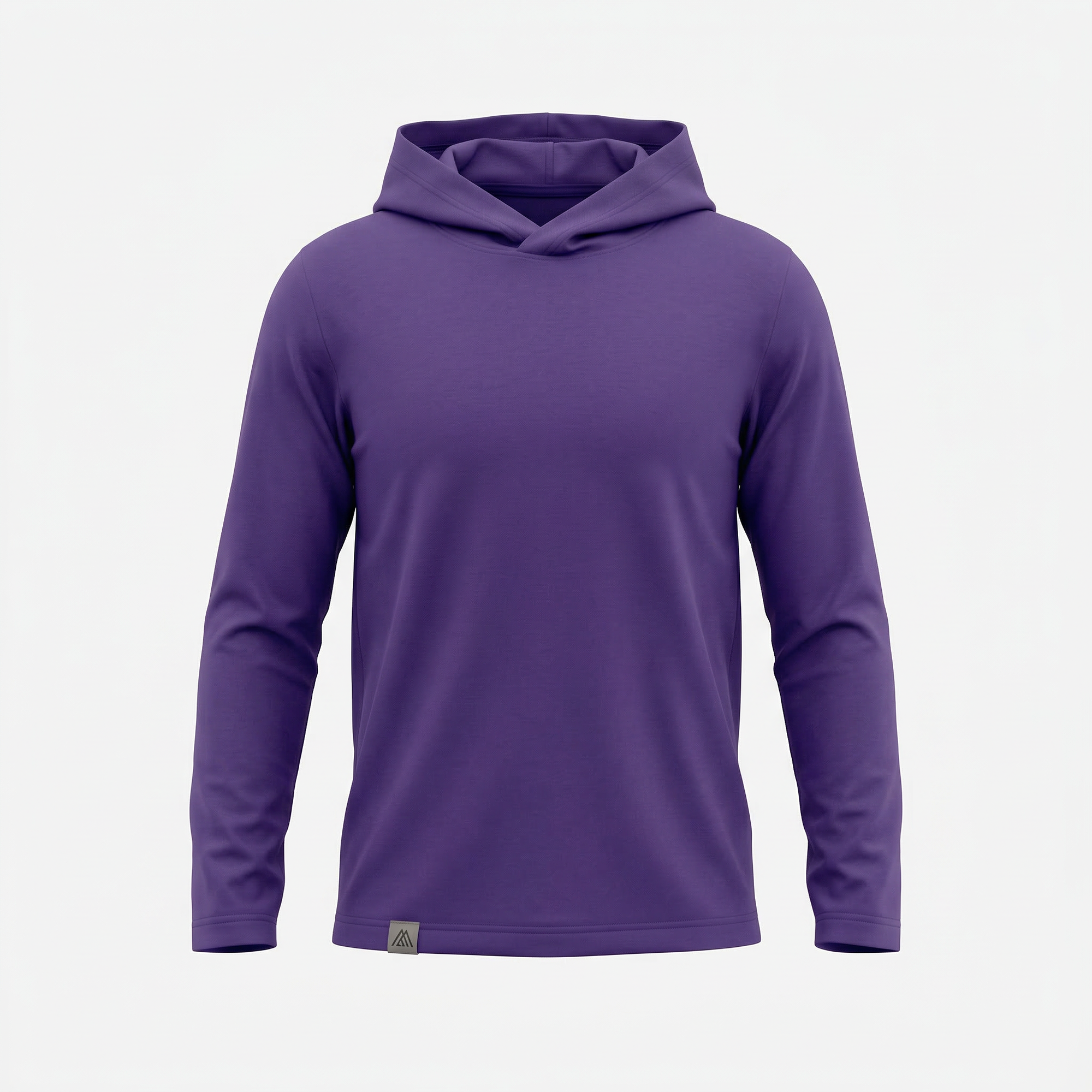 Youth Hybrid Hoodie Purple