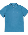 Men's Hybrid Polo - Squash Light Blue