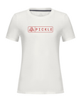 Women's Hybrid Tee - Pickle White