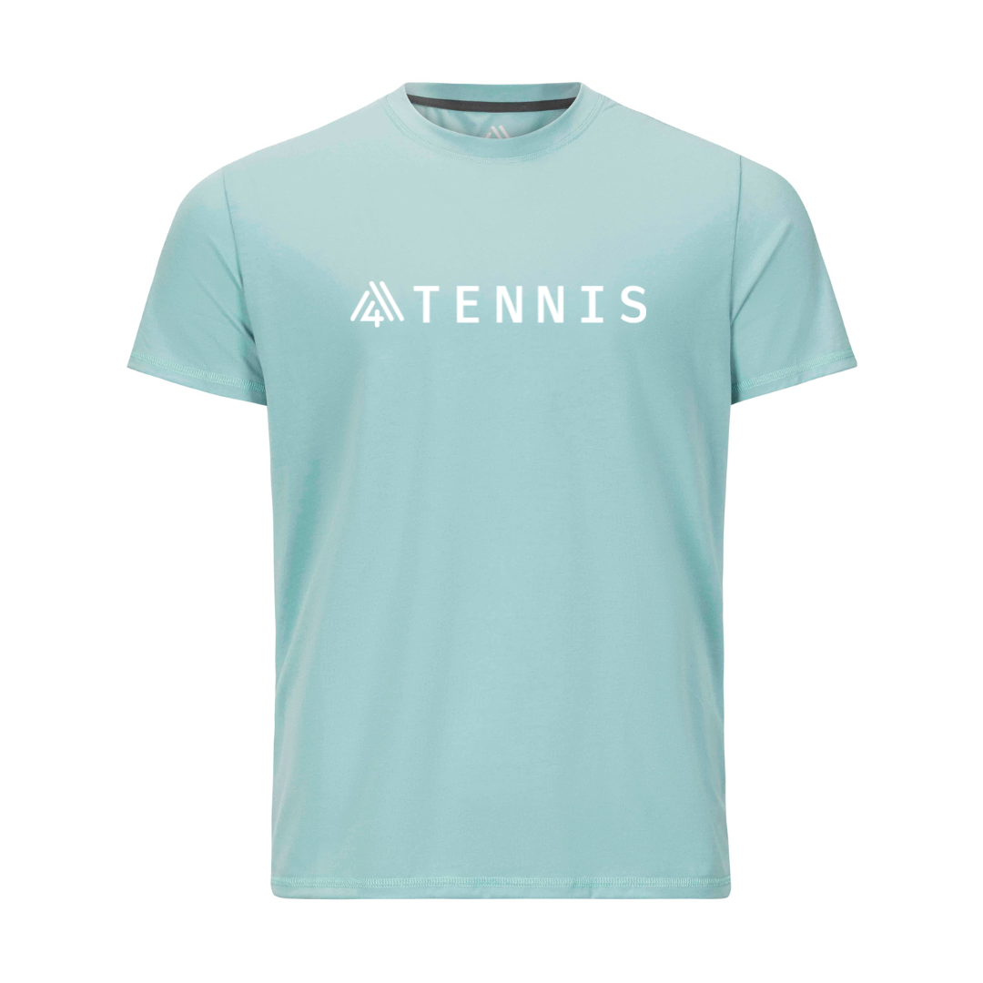 Men's Hybrid Tee - Tennis Aruba Blue