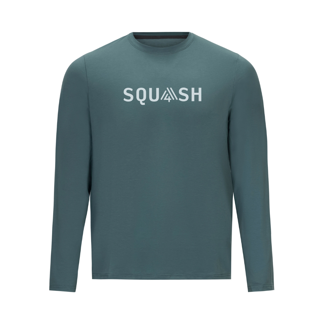 Men's Hybrid Long Sleeve Tee - Squash Pine