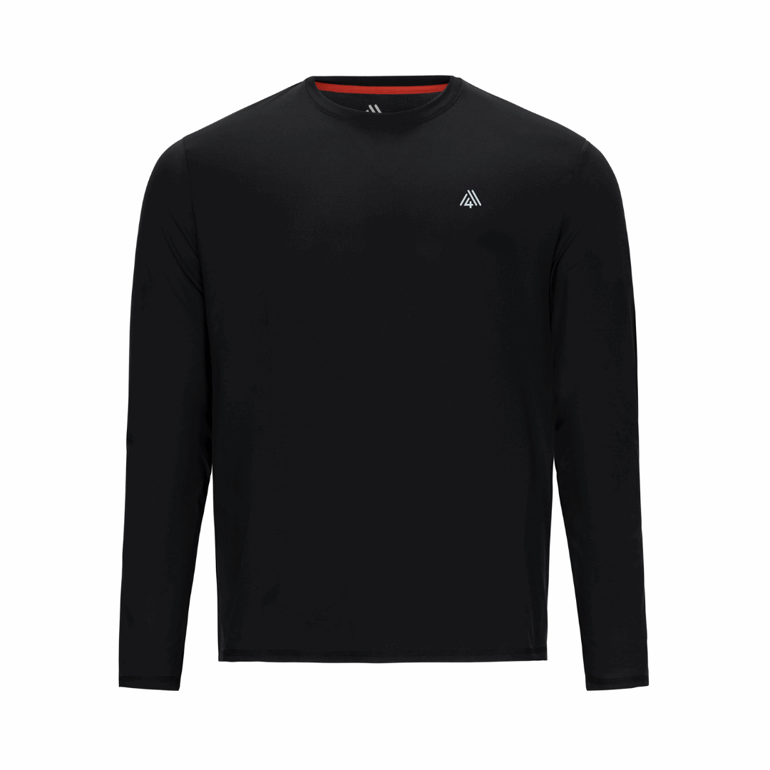 Men's Elite Long Sleeve Tee Black
