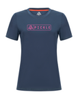 Women's Hybrid Tee - Pickle Navy