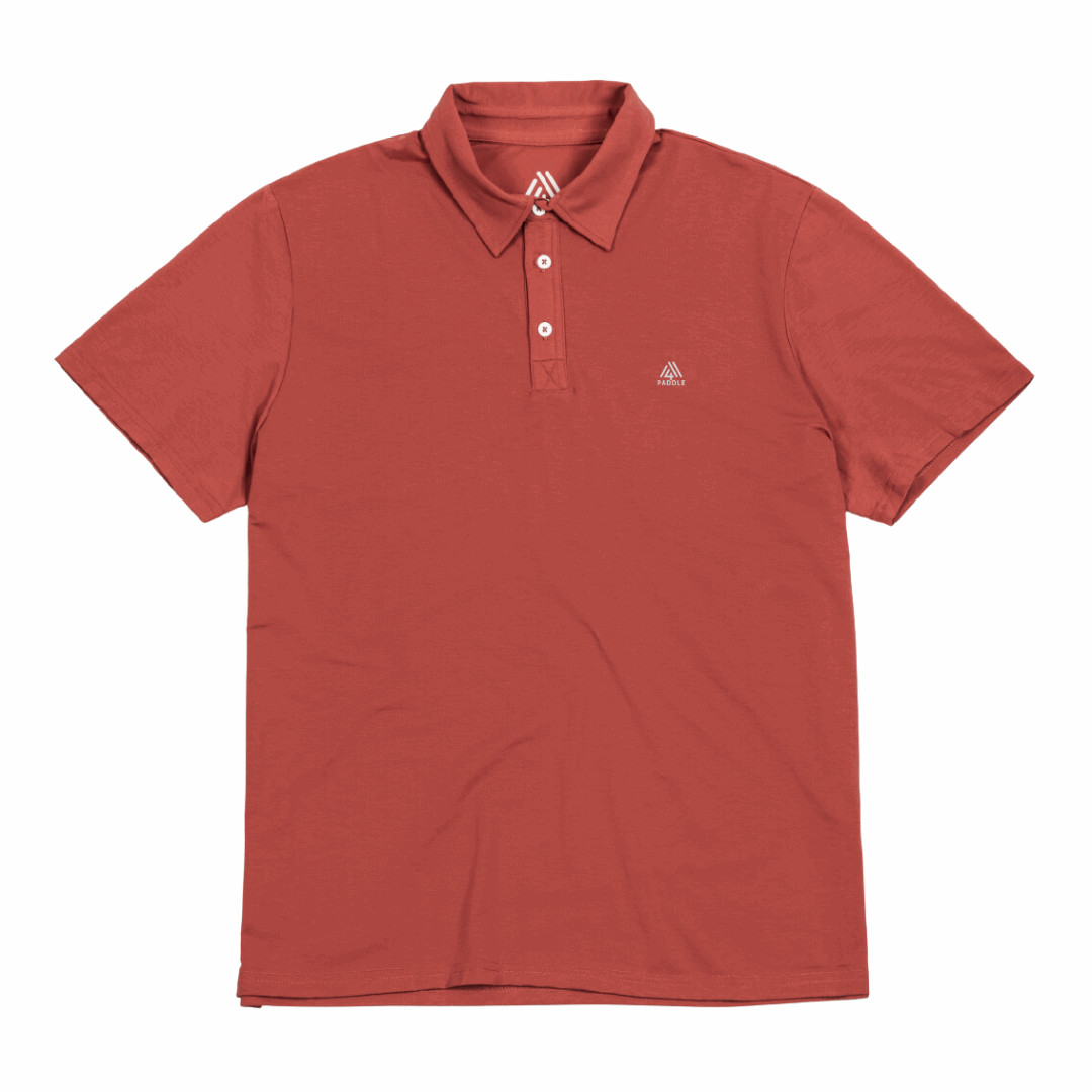 Men's Hybrid Polo - Paddle Brick