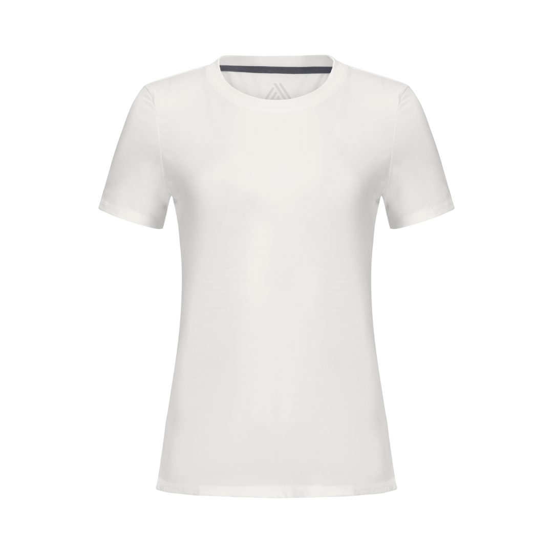 Women's Hybrid Tee White