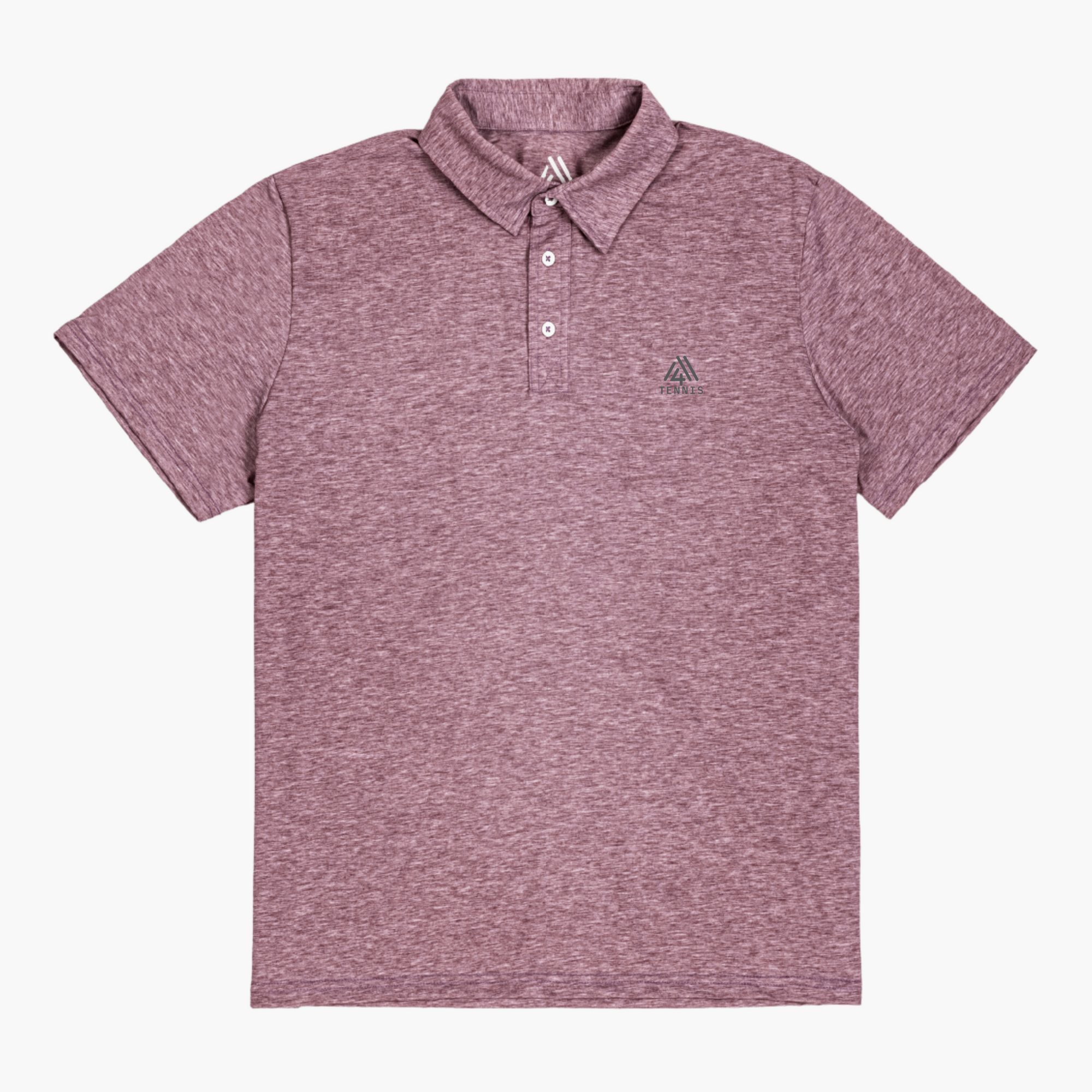 Men's Hybrid Polo - Tennis Heather Red