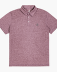 Men's Hybrid Polo - Tennis Heather Red