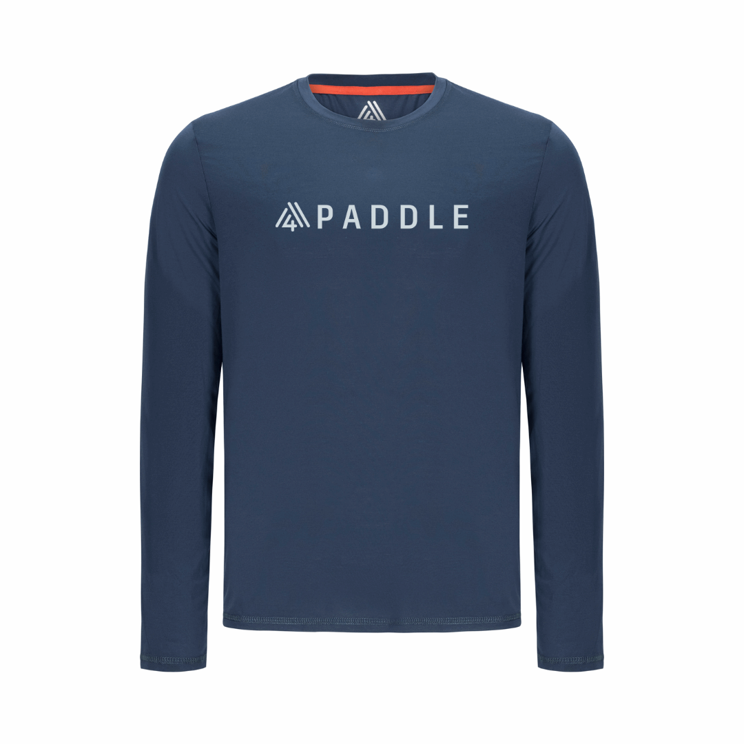 Men's Hybrid Long Sleeve Tee - Paddle Navy