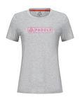 Women's Hybrid Tee - Paddle Light Heather Grey