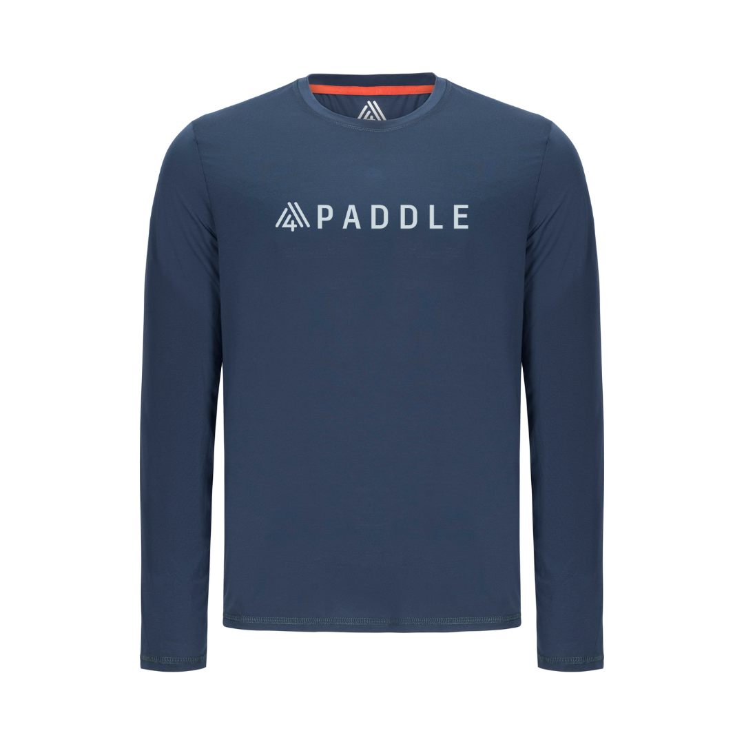 Men's Hybrid Long Sleeve Tee - Paddle Navy