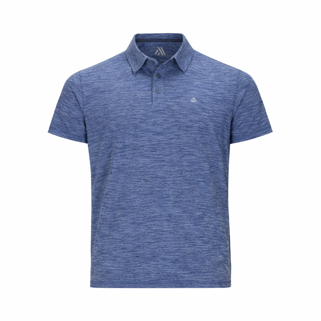 Men's Hybrid Polo Blue Indigo