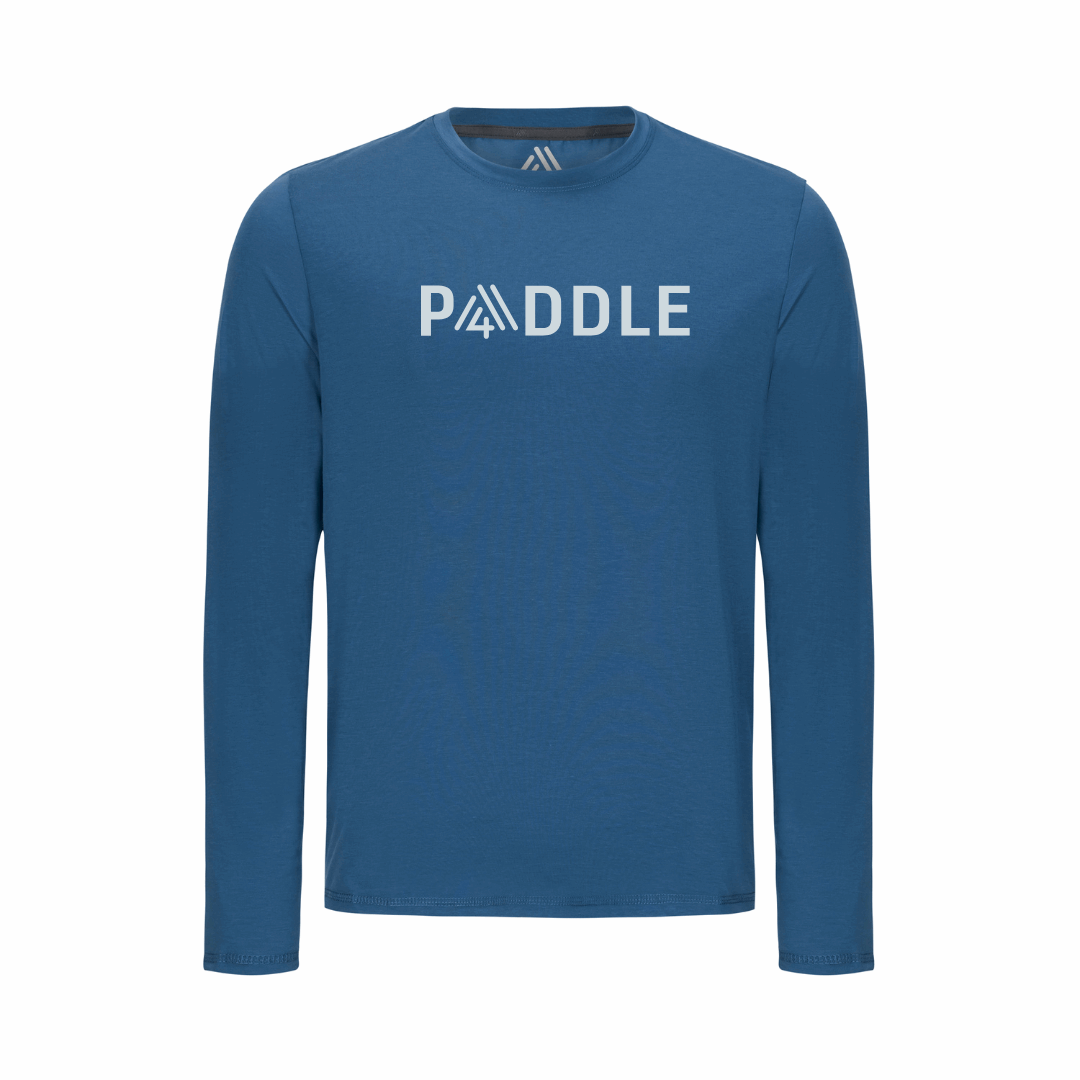 Men's Hybrid Long Sleeve Tee - Paddle Ensign Blue