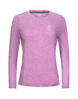Women's Hybrid Long Sleeve Tee - Paddle Fuchsia
