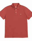 Men's Hybrid Polo - Squash Brick