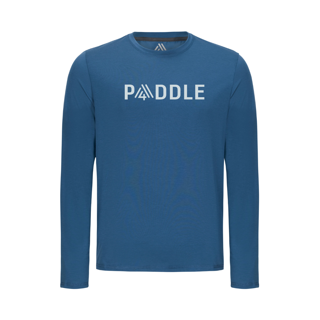 Men's Hybrid Long Sleeve Tee - Paddle Ensign Blue