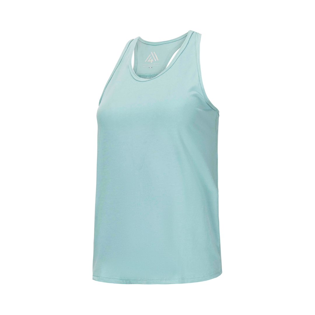 Women's Hybrid Tank Aruba Blue