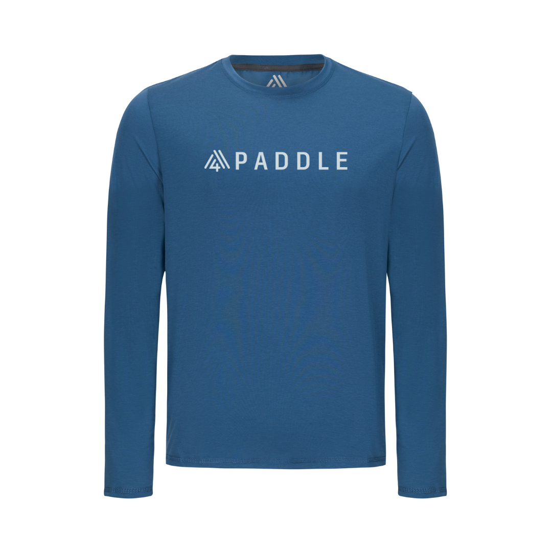 Men's Hybrid Long Sleeve Tee - Paddle Ensign Blue