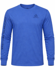 Unisex Vintage Cotton Long Sleeve Tee - Squash Blue Squash