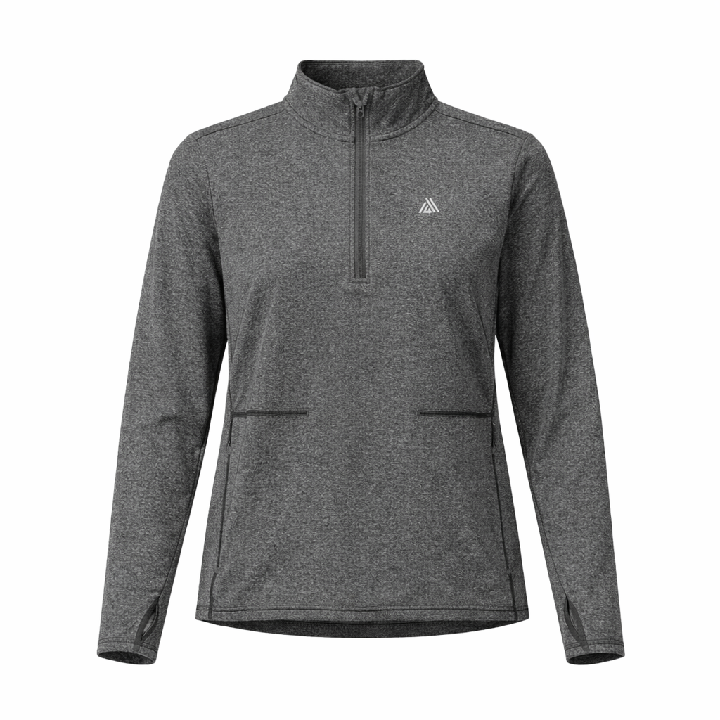 Women's Perpetual Quarter Zip 1.0 Charcoal